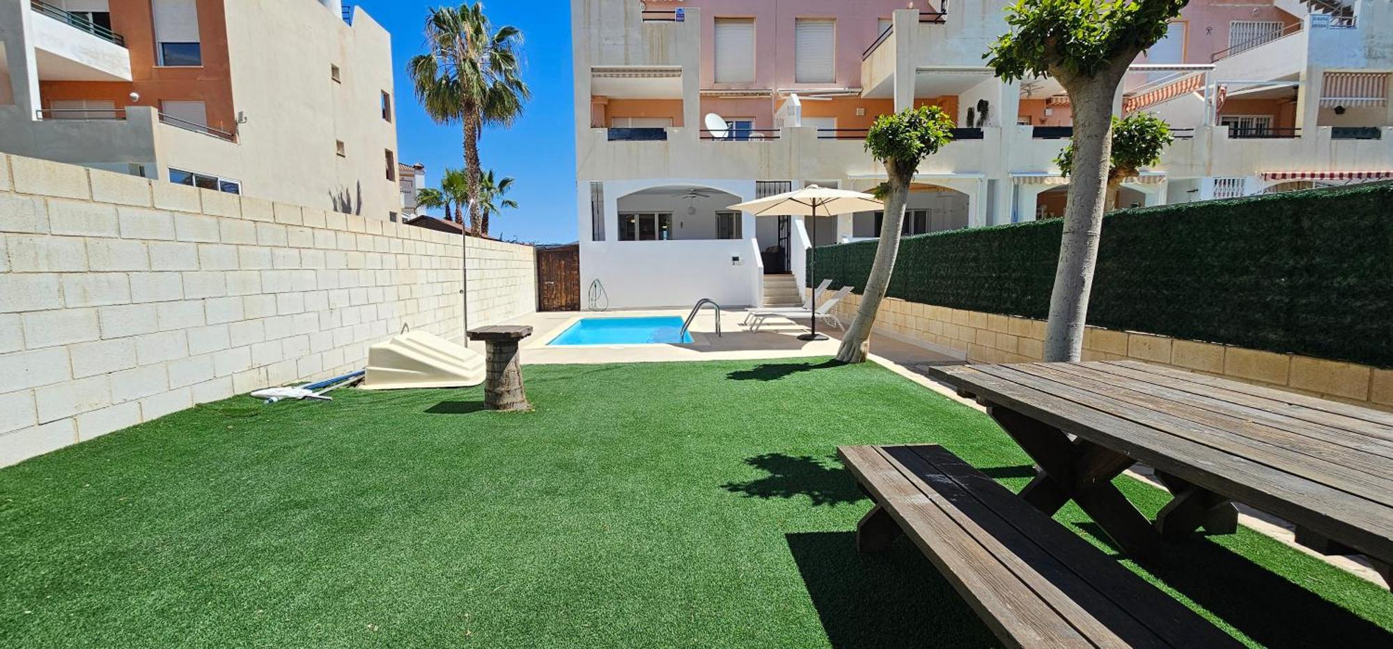 Homes Of Spain, Apartamentos Paraiso Vera Playa, Fatu Hiva, Bajo A Con Piscina Privada En Jardin Privado, Primera Linea De Playa, Wifi Zewnętrze zdjęcie